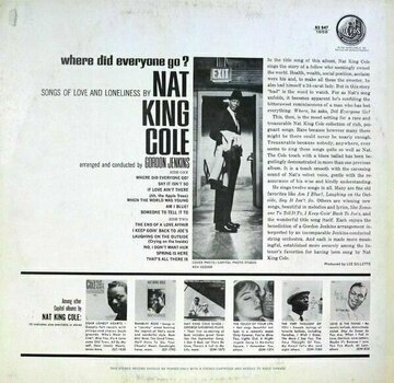 Vinyl Record Nat King Cole - Where Did Everyone Go? (2 LP) - 2