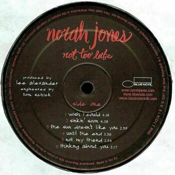 Disque vinyle Norah Jones - Not Too Late (Remastered) (200g (LP) - 3