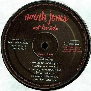 Disque vinyle Norah Jones - Not Too Late (Remastered) (200g (LP) - 4