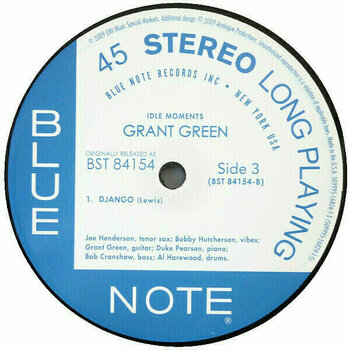 Vinyl Record Grant Green - Idle Moments (2 LP) - 7
