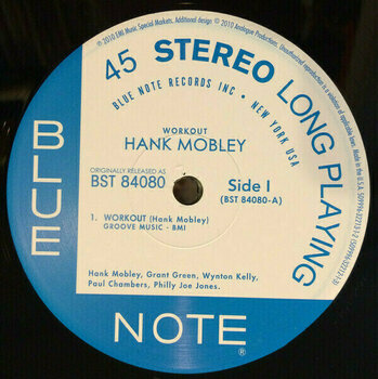 Vinyl Record Hank Mobley - Workout (2 LP) - 4