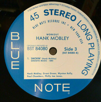 Vinyl Record Hank Mobley - Workout (2 LP) - 7