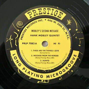 Vinyl Record Hank Mobley - Mobley's 2nd Message (LP) - 5