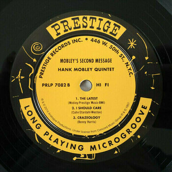 Vinyl Record Hank Mobley - Mobley's 2nd Message (LP) - 6