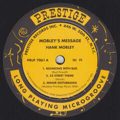 LP Hank Mobley - Mobley's Message (LP) - 2