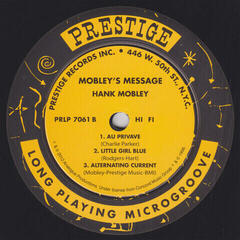 LP Hank Mobley - Mobley's Message (LP) - 3