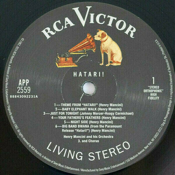 Vinylskiva Henry Mancini - Hatari! - Music from the Paramount Motion Picture Score (LP) - 2