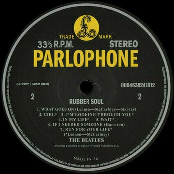 Schallplatte The Beatles - Rubber Soul (LP) - 5