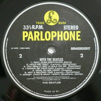 Vinylskiva The Beatles - With The Beatles (LP) - 3