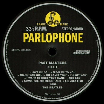 Disco in vinile The Beatles - Past Master (2 LP) - 5