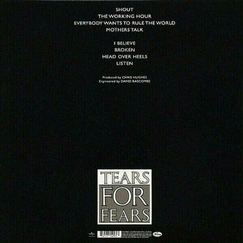 Vinylplade Tears For Fears - Songs From The Big Chair (LP) - 6