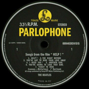 Vinyl Record The Beatles - Help (LP) - 4
