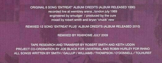 Vinyl Record The Cure - Entreat Plus (2 LP) - 17