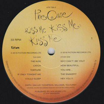 LP The Cure - Kiss Me, Kiss Me, Kiss Me (2 LP) - 3