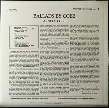 Vinyylilevy Arnett Cobb - Ballads By Cobb (LP) - 3