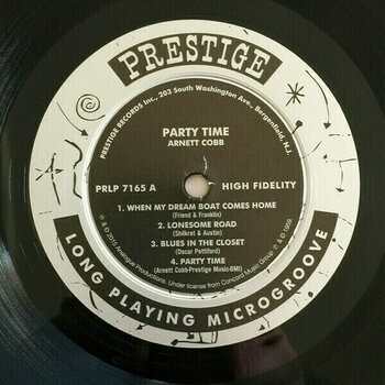 Vinylskiva Arnett Cobb - Party Time (LP) - 3