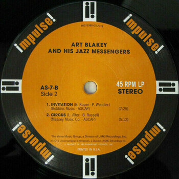 Vinylskiva Art Blakey & Jazz Messengers - Art Blakey!! Jazz Messengers!! (Art Blakey & The Jazz Messengers) (2 LP) - 4