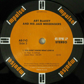 Disco de vinilo Art Blakey & Jazz Messengers - Art Blakey!! Jazz Messengers!! (Art Blakey & The Jazz Messengers) (2 LP) - 5