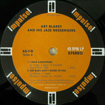 Disco de vinil Art Blakey & Jazz Messengers - Art Blakey!! Jazz Messengers!! (Art Blakey & The Jazz Messengers) (2 LP) - 6