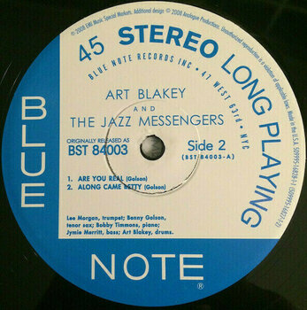 Vinyl Record Art Blakey & Jazz Messengers - Moanin' (Art Blakey & The Jazz Messengers) (2 LP) - 4
