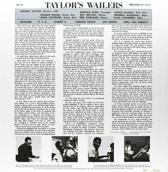 Vinyl Record Art Taylor - Taylor's Wailers (LP) - 2