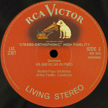 Vinyl Record Arthur Fiedler - Gershwin: An American In Paris / Rhapsody In Blue (LP) - 3