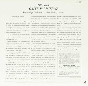 Disco de vinilo Arthur Fiedler - Offenbach: Gaite Parisienne (LP) - 2