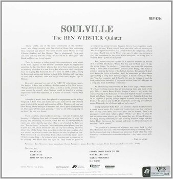 Disque vinyle Ben Webster - Soulville (LP) - 2