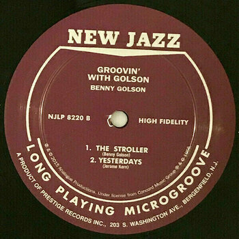 Vinyl Record Benny Golson - Groovin' with Golson (LP) - 5