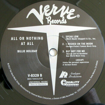 Vinyylilevy Billie Holiday - All Or Nothing At All (2 LP) - 4