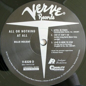 Vinyylilevy Billie Holiday - All Or Nothing At All (2 LP) - 6