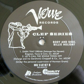 Vinylskiva Billie Holiday - Body And Soul (200g) (LP) - 4