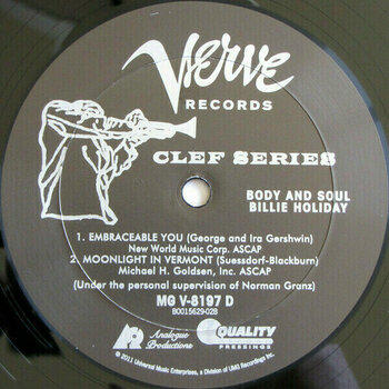 Disco de vinilo Billie Holiday - Body And Soul (200g) (LP) - 6