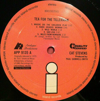 Disco de vinilo Cat Stevens - Tea For The Tillerman (LP) - 5