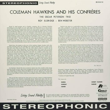 Disco de vinilo Coleman Hawkins - Coleman Hawkins and Confreres (LP) - 2