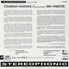 LP deska Coleman Hawkins - Encounters Ben Webster (Remastered) (2 x 12" Vinyl) - 1