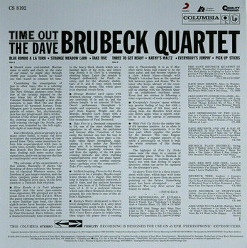 Vinyl Record Dave Brubeck Quartet - Time Out (LP) - 7