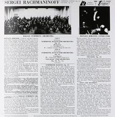 Vinyl Record Donald Johanos - Rachmaninoff: Symphonic Dances & Vocalise (2 LP) - 1