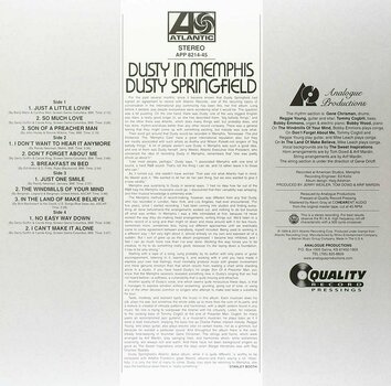 Płyta winylowa Dusty Springfield - Dusty In Memphis (LP) - 2