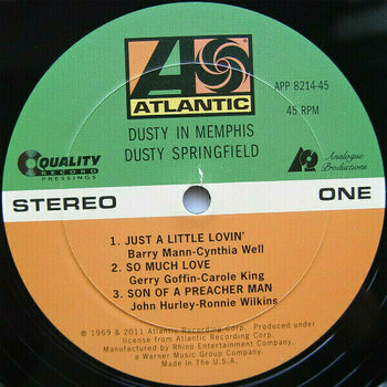 Disque vinyle Dusty Springfield - Dusty In Memphis (LP) - 3