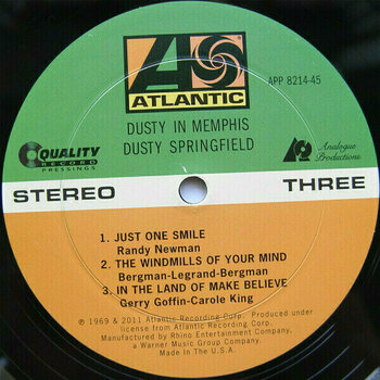 Vinyl Record Dusty Springfield - Dusty In Memphis (LP) - 5