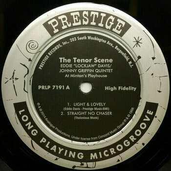 Vinyl Record Eddie Lockjaw Davis - The Tenor Scene (Eddie Lockjaw Davis & Johnny Griffin Quintet) (LP) - 2