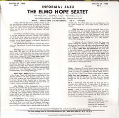 LP platňa Elmo Hope - Informal Jazz (LP) - 1