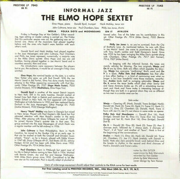 Vinyl Record Elmo Hope - Informal Jazz (LP) - 2