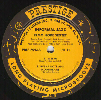 Schallplatte Elmo Hope - Informal Jazz (LP) - 3