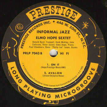 Schallplatte Elmo Hope - Informal Jazz (LP) - 4
