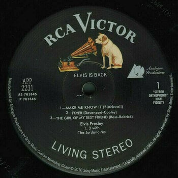 Vinyl Record Elvis Presley - Elvis is Back (2 LP) - 4