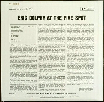 LP plošča Eric Dolphy - At The Five Spot, Vol. 1 (LP) - 3
