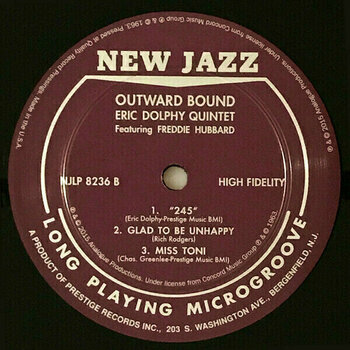 Vinyl Record Eric Dolphy - Outward Bound (LP) - 5