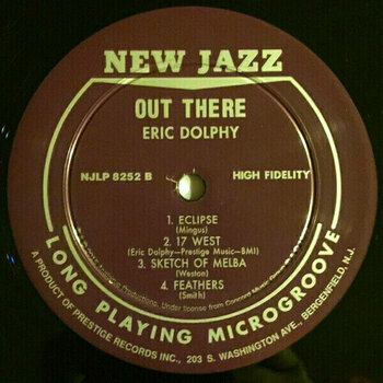 Vinylskiva Eric Dolphy - Out There (LP) - 5